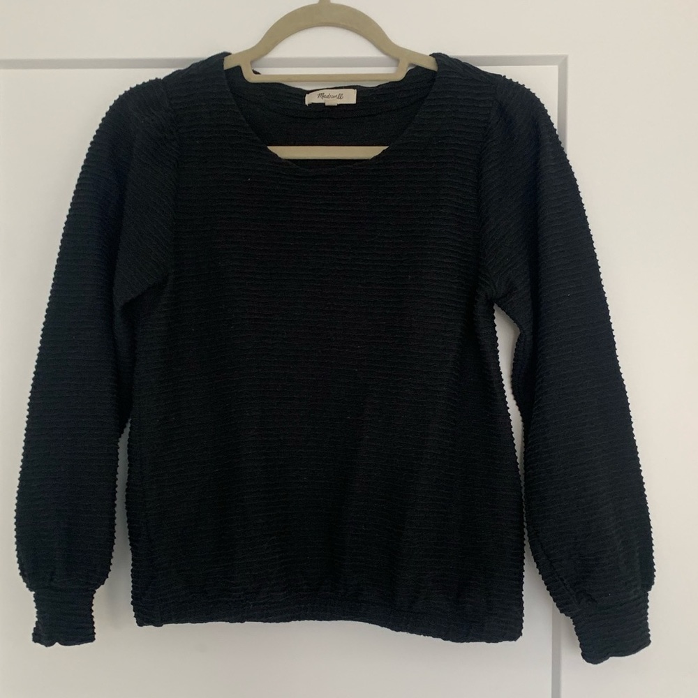 Madewell Textured Long Sleeve Top